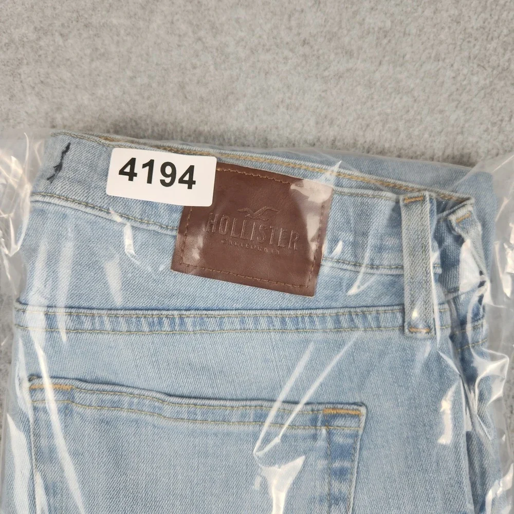 Hollister Epic Flex Slim Straight Jeans Mens 32x32 Blue Denim Cotton Stretch